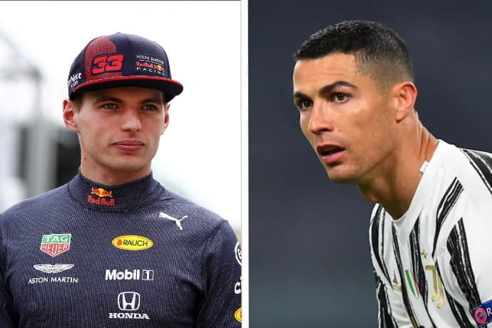 Formula One driver Verstappen, says Ronaldo is a "great example" for athletes
