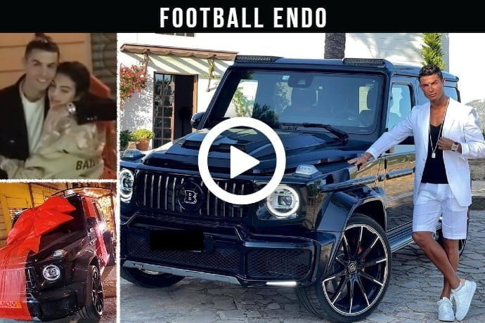 Video: Cristiano Ronaldo posing with gift from Georgina Rodriguez on his 35th birthday