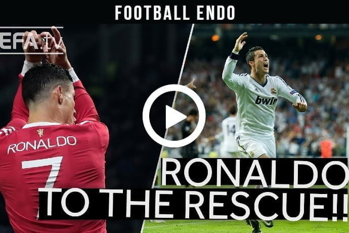 Video: Great CRISTIANO RONALDO last-minute GOALS!!