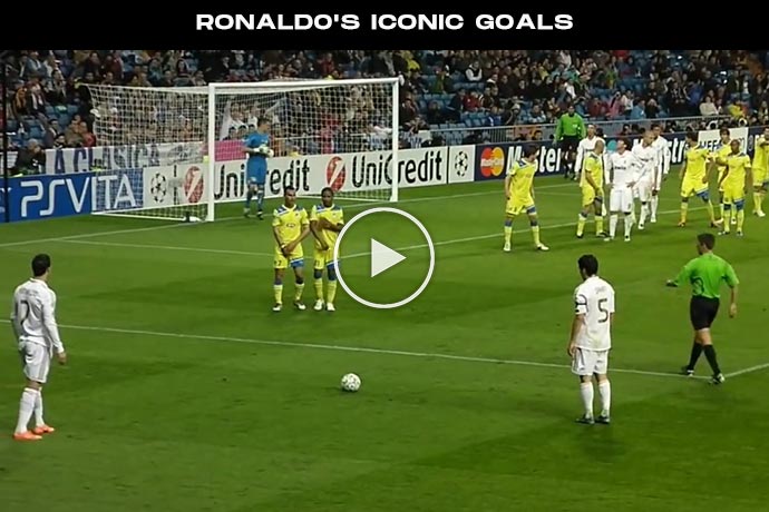 Video: Cristiano Ronaldo’s Iconic goals from the Spectators angle