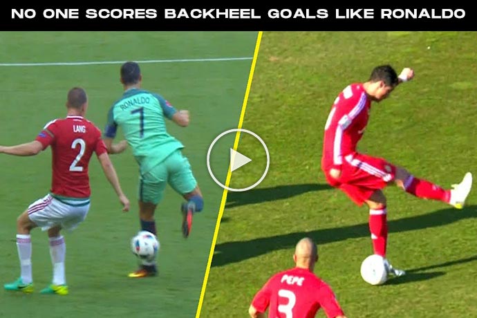 Video: No one scores backheel Goals like Cristiano Ronaldo