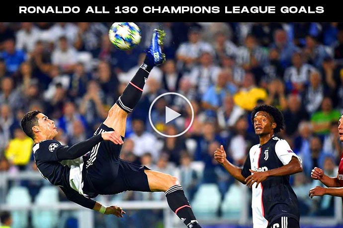 Video: Cristiano Ronaldo All Champions League Goals