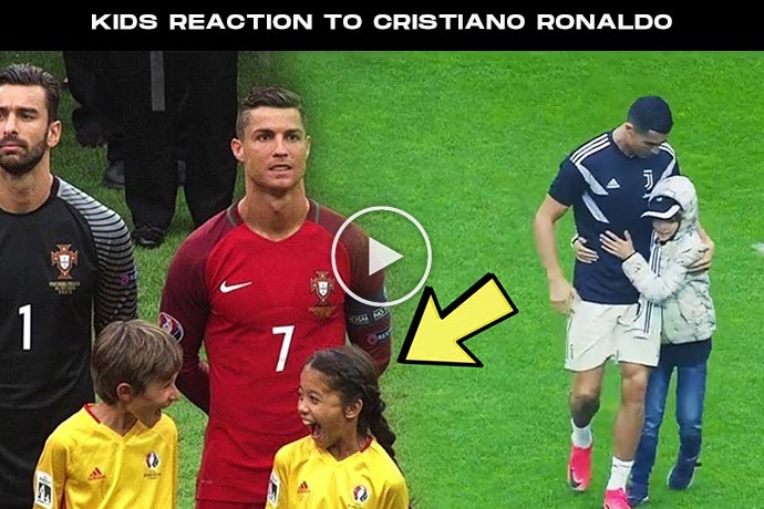 Video: Kids Reaction to Cristiano Ronaldo
