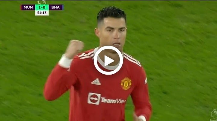 Video: Cristiano Ronaldo vs Brighton 2022