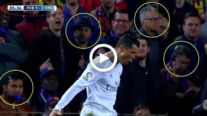 Video: 5 Times When Cristiano Ronaldo Silenced Haters on CAMP NOU | Barcelona vs Real Madrid