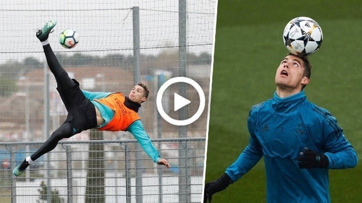 Video: Cristiano Ronaldo In Training - Skills/Tricks/Goals + Freestyle HD