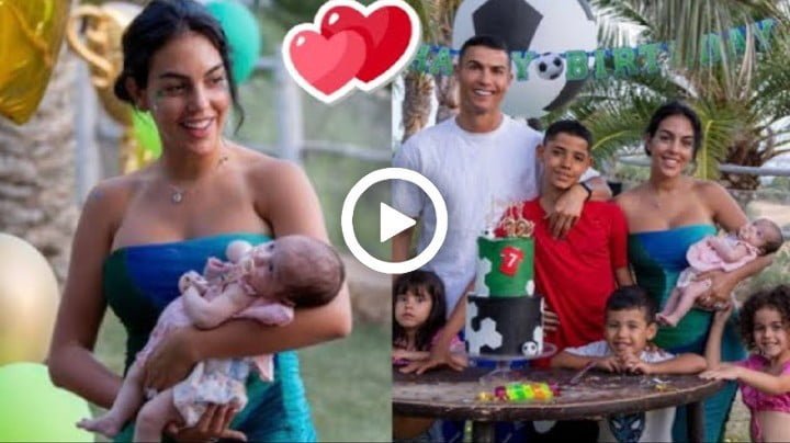 Video: Cristiano Ronaldo & girlfriend Georgina Rodriguez - with newborn baby Bella