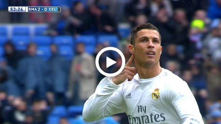 Video: Cristiano Ronaldo vs Celta Vigo (Home) 15-16 HD 1080i (05/03/2016)