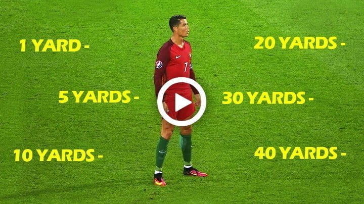 Video: Cristiano Ronaldo goals but they get increasingly farther out…