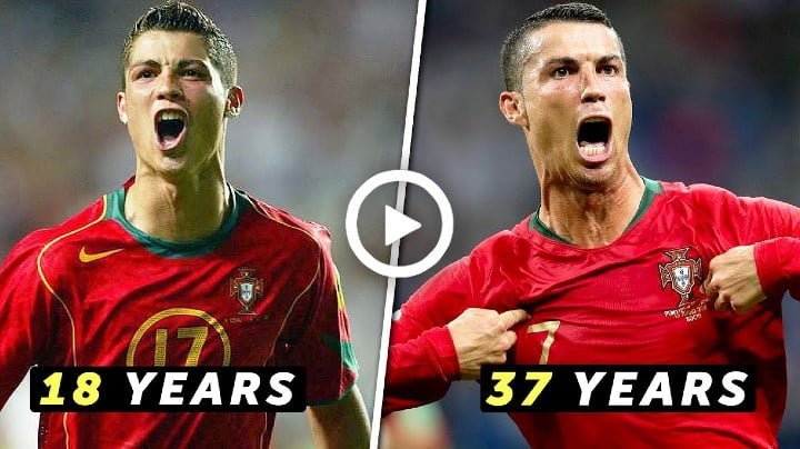 Video: Cristiano Ronaldo - Best Goal At Every Age 18-37 - Portugal