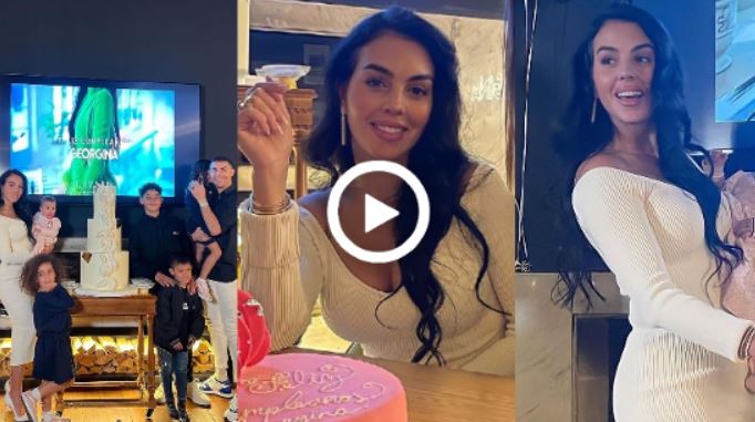Video: Cristiano Ronaldo celebrated Georgina's 30th Birthday Party