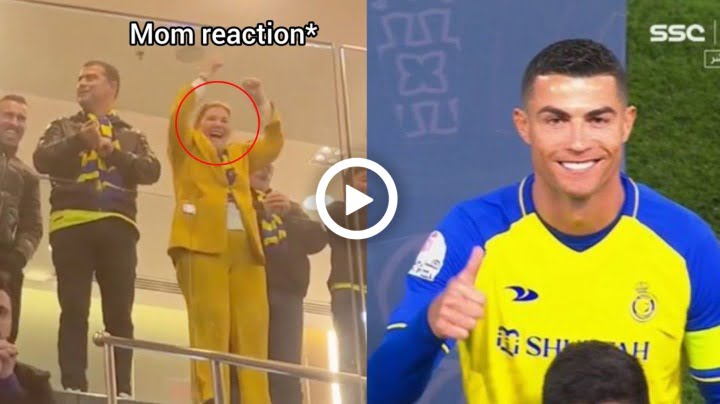 Video: Cristiano Ronaldo Mother reaction to Ronaldo Al Nassr match