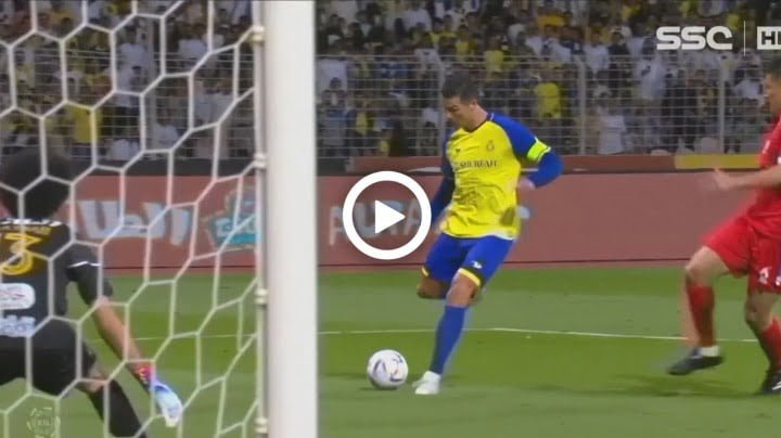 Video: Cristiano Ronaldo Scores Second Goal for Al-Nassr vs Al-Wehda