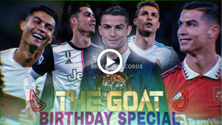 Video: Happy 38th Birthday Cristiano Ronaldo | Greatest Of All Time