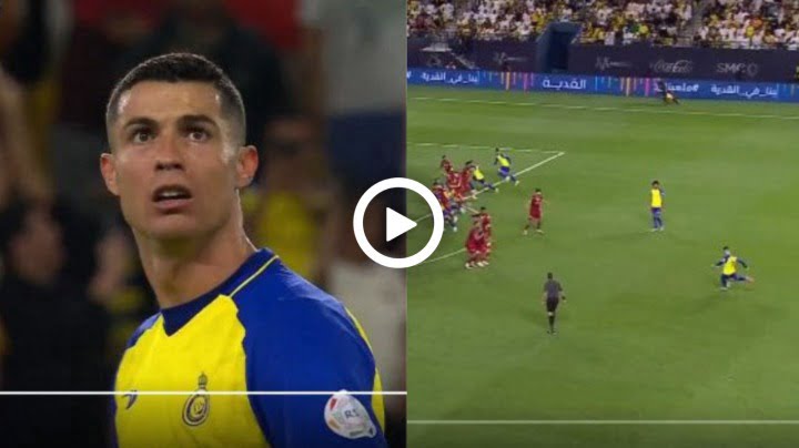 Video: Cristiano Ronaldo Amazing Direct Free Kick Goal Against Abha