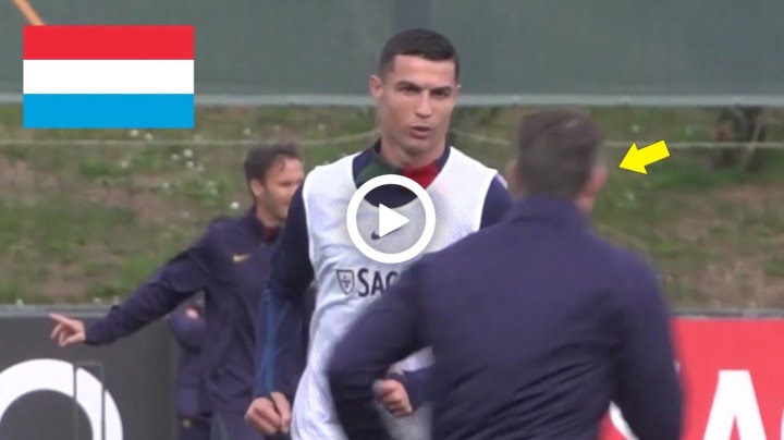 Video: Cristiano Ronaldo Portugal training Vs Luxembourg