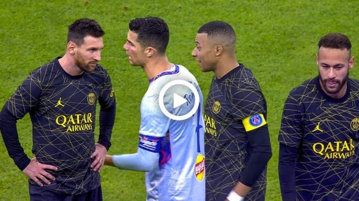 Video: Messi, Ronaldo, Neymar & Mbappe Showing Their Class in 2023
