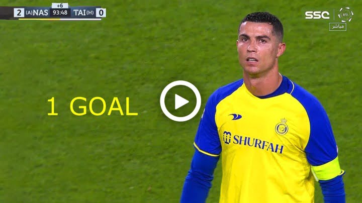 Cristiano Ronaldo vs Al Taee (16/05/2023) | Scored The Game Winning Goal