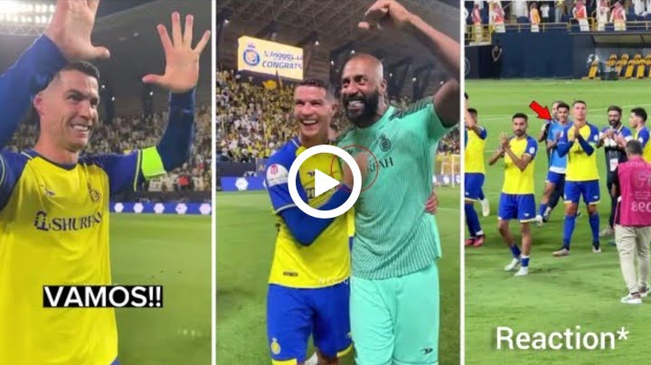 Video: Cristiano Ronaldo Reaction To Al Nassr Comeback Win Against Al Shabab | Ronaldo Scored The Match Winner