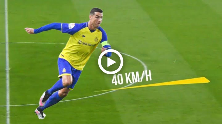 Cristiano Ronaldo Is Crazy Fast In 38 Years Old!