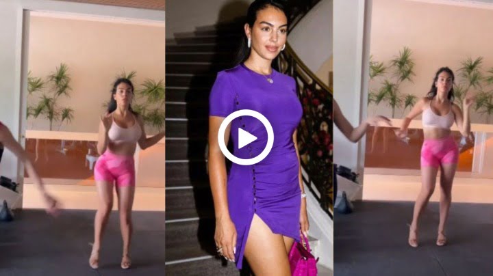 Video: Georgina Gio Today Training Some Bachata Footwork With Her Teacher