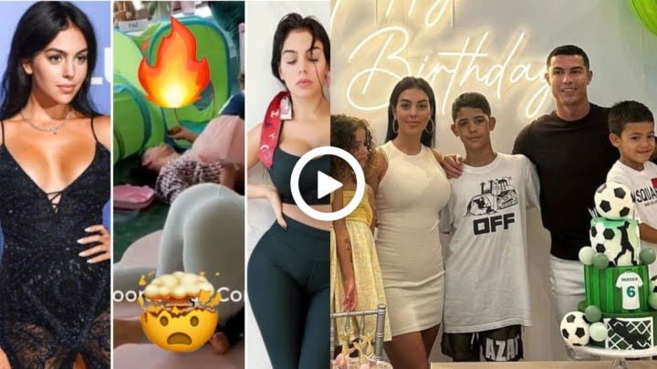Video: Cristiano Ronaldo Plays With His Wife Georgina Rodriguez and His Children in a Funny Way