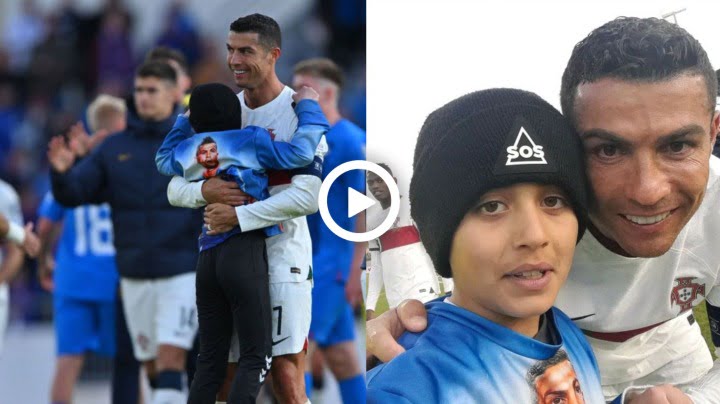 Video: Cristiano Ronaldo selfie with Young Boy after Portugal vs Iceland!!