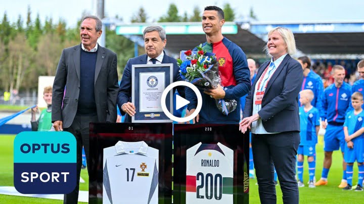 Video: Cristiano Ronaldo sets Guinness World Record