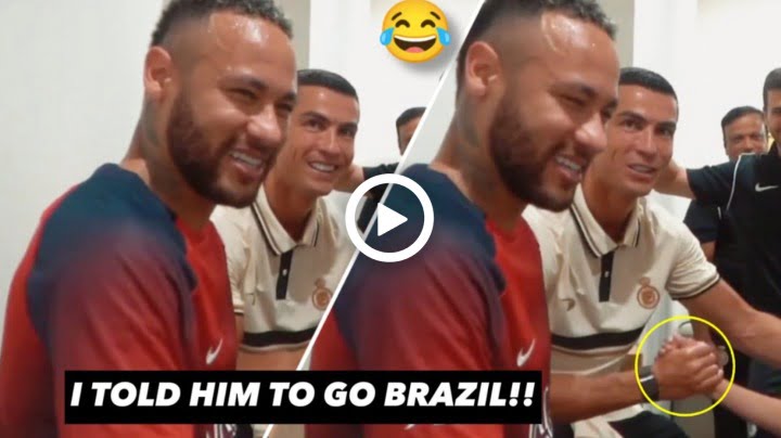 Video: Cristiano Ronaldo meet Neymar jr 2023