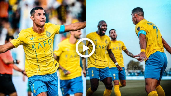 Video: Cristiao Ronaldo Opens The Scoring Against Raja Casablanca