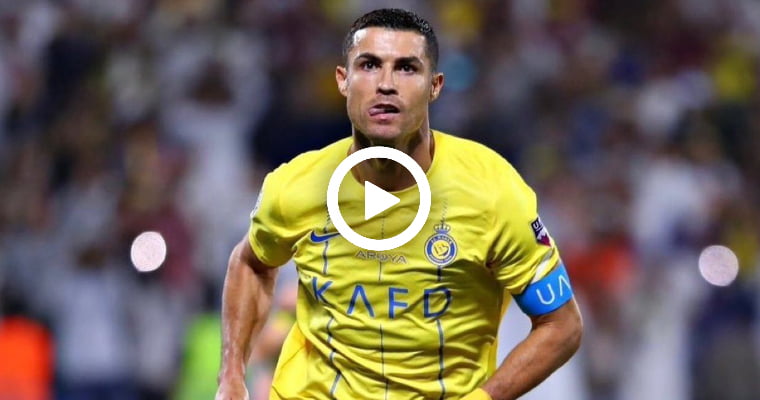 Video Cristiano Ronaldo Scores The Winner Against Al Tai Al Nassr 2-1 Al Tai