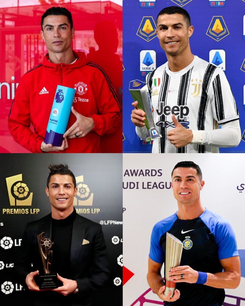 Cristiano Ronaldo has now won 14 Player of the months awards in his career: