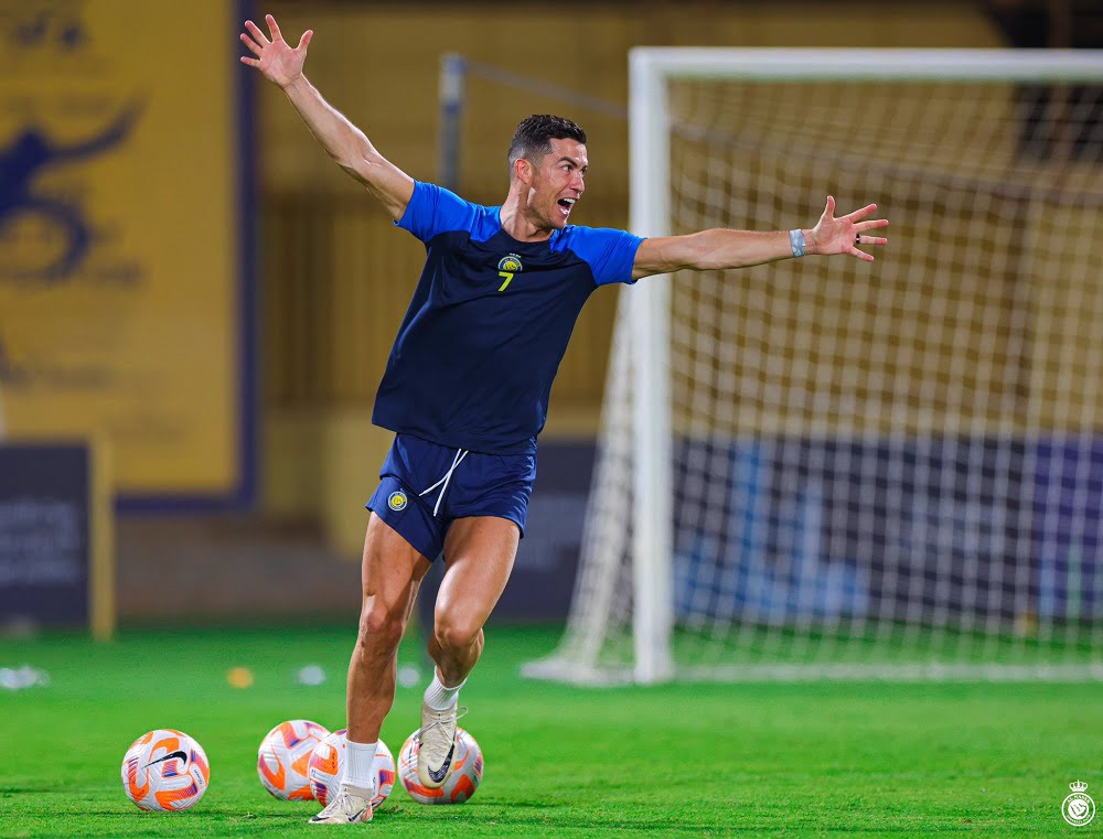 Ronaldo training 2023