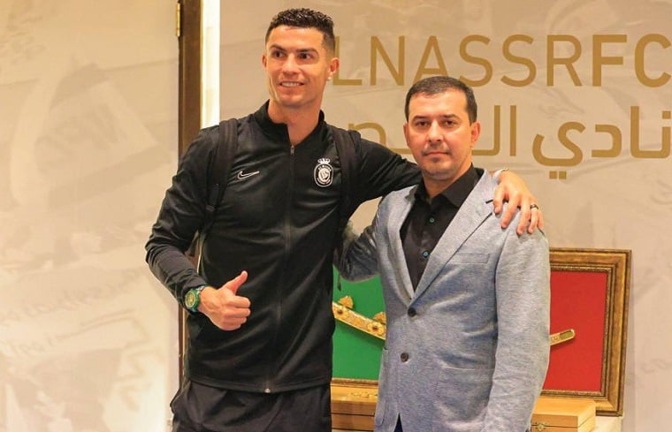 Istiklol Club Management With Cristiano Ronaldo After the Game Yesterday See Pics