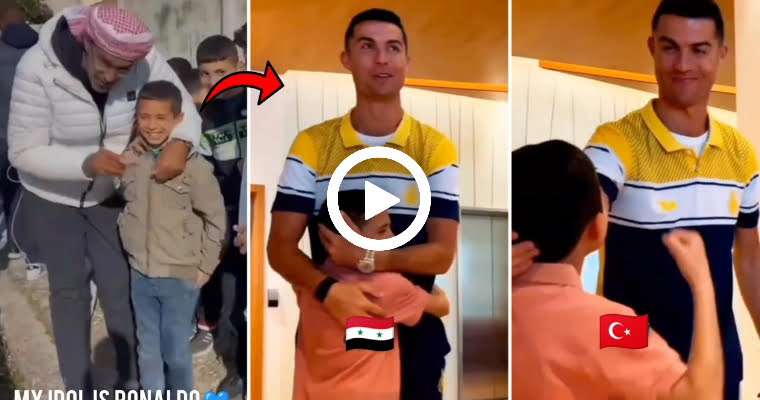 Syrian Boy Who Survived Earthquake Fulfils Dream Of Meeting Cristiano Ronaldo
