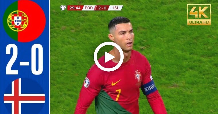 Video: Cristiano Ronaldo vs Iceland Extended Highlights | Portugal vs Iceland