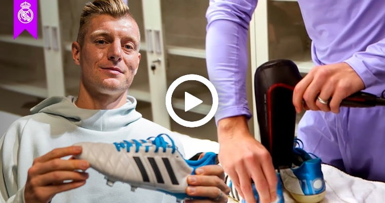 Video: Toni Kroos And His Football Boot Ritual