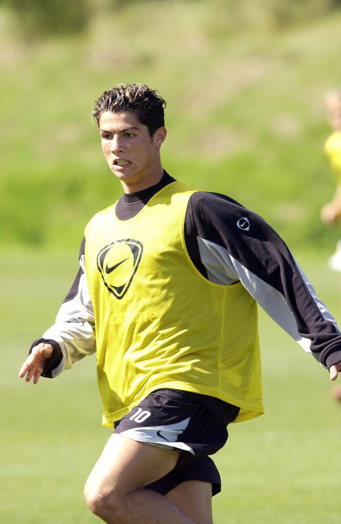 Cristiano Ronaldo In Training