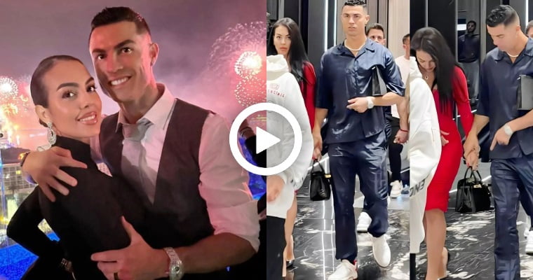 Video: Georgina Rodriguez, Cristiano Ronaldo Spotted In Dubai By Fans