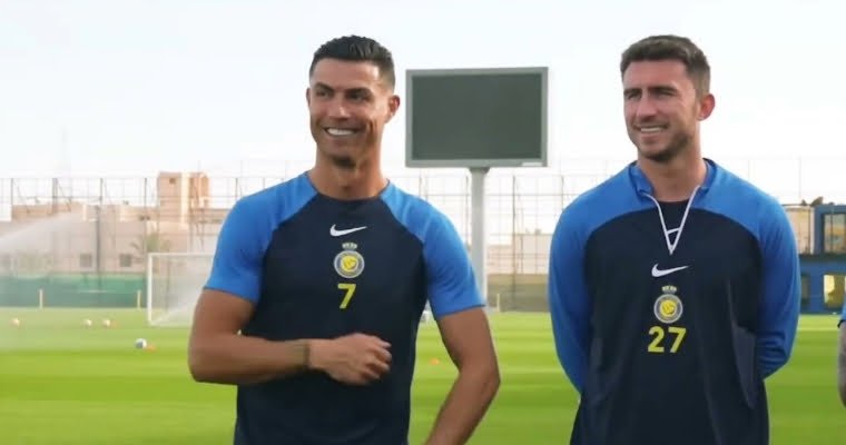 Video: Cristiano Ronaldo,Laporte,David Ospina Al Nassr Training before China Tour!!