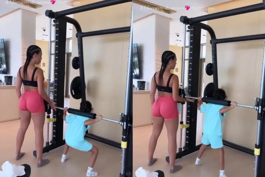 Cristiano Ronaldo’s Partner, Georgina Rodriguez, Trains in Gym and Displays Her Stunning Figure