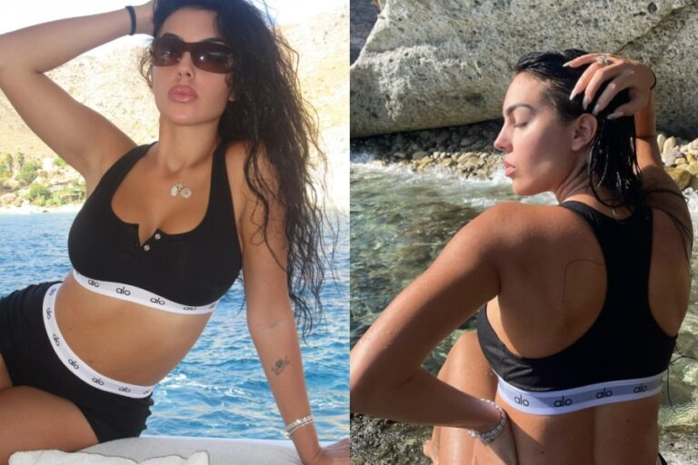 Throwback: Georgina Rodriguez Shows Off Her Amazing Figure in a Bikini While Enjoying a Swim During Her Vacation