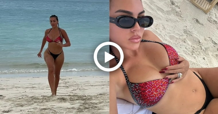 Video: Georgina Rodriguez Shows Off Her Curves in Bikini on Holiday With Cristiano Ronaldo
