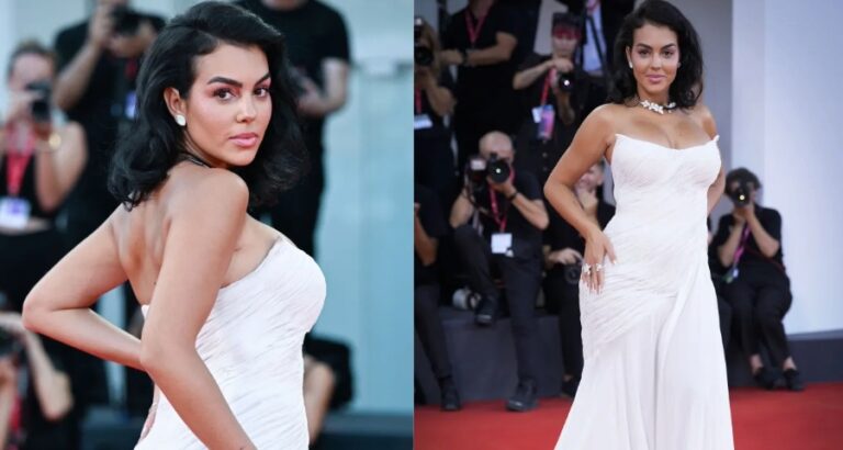 Georgina Rodriguez Made a Striking Appearance at the Venice Film Festival 2024