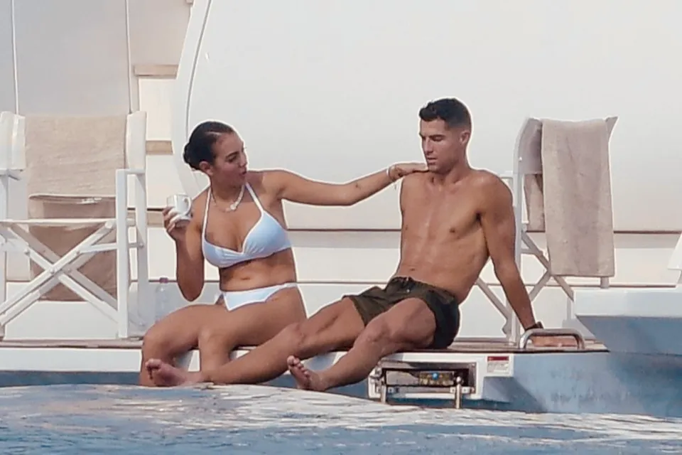 Georgina Rodriguez and Ronaldo