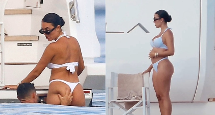 Cristiano Ronaldo and Georgina Rodriguez Are Enjoying a Holiday on a Yacht