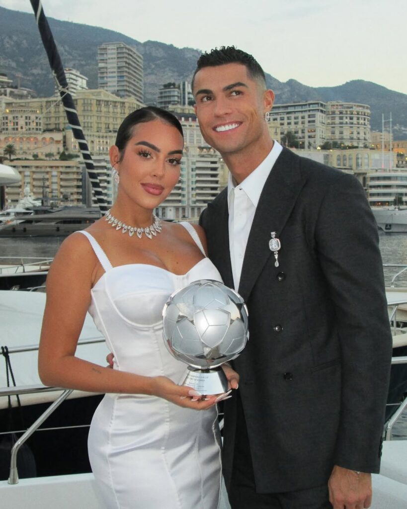 Ronaldo and Georgina Champions League Gala