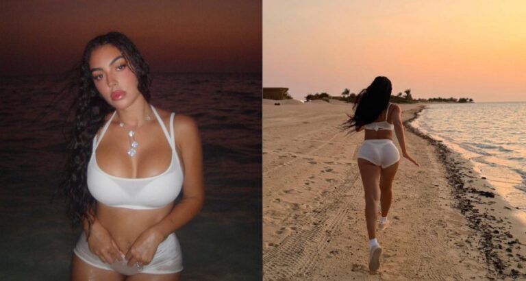 Georgina Rodriguez Dubbed ‘Perfection’ as She Stuns in Barely-There See-Through Outfit for Steamy Seaside Photoshoot