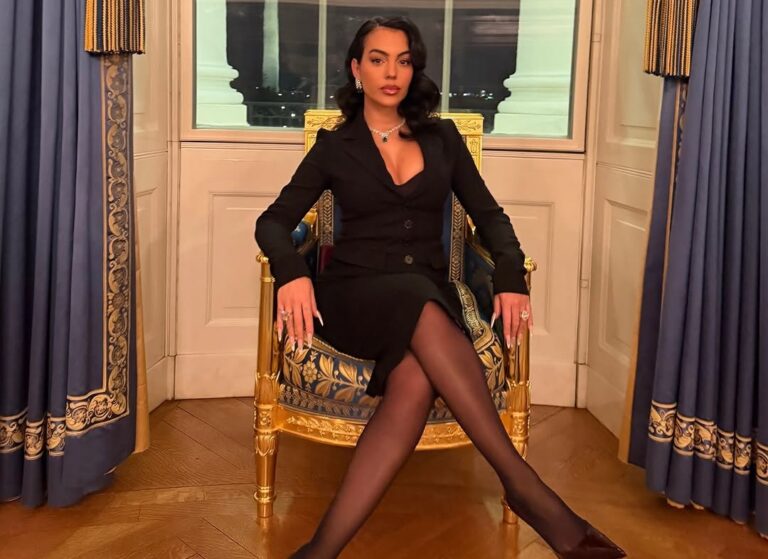 Georgina Rodríguez Brings Refined Black Elegance to White House Screening