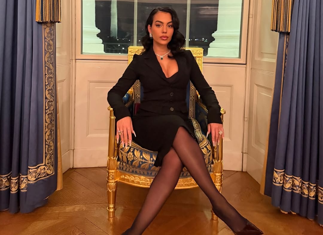 Georgina Rodríguez Brings Refined Black Elegance to White House Screening